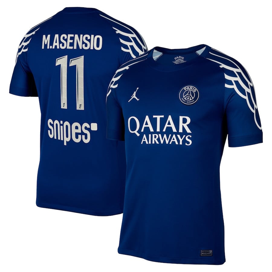 Marco Asensio 11 Paris Saint-Germain 2024/25 Fourth Men Jersey - Dark Blue