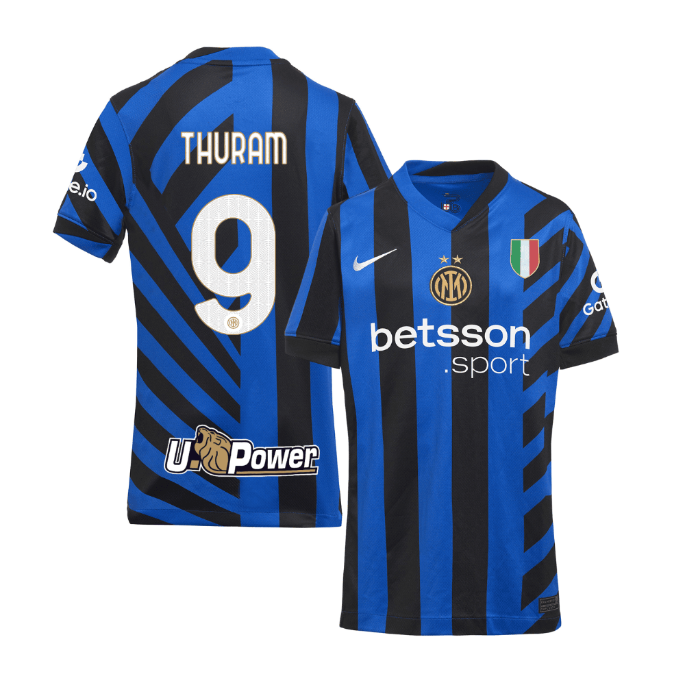 Marcus Thuram 9 Inter Milan 2024/25 Home YOUTH Jersey - Blue