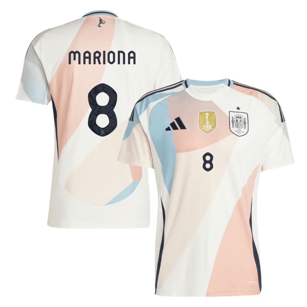 Mariona Caldentey 8 Spain Women's National Team 2025/26 Away Men Jersey - Cream
