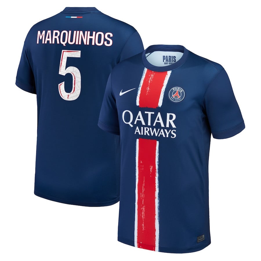Marquinhos 5 Paris Saint-Germain 2024/25 Home Men Jersey - Navy