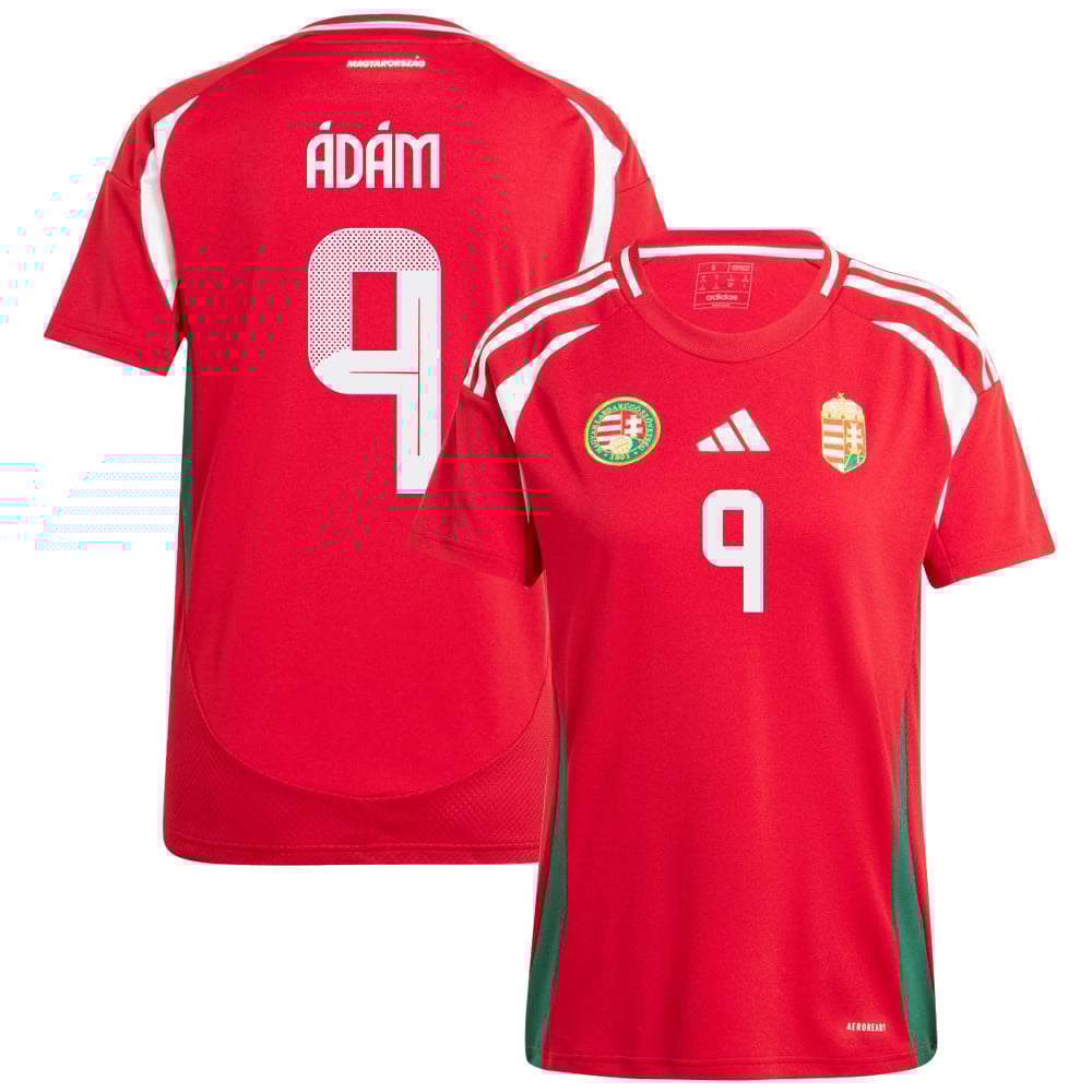 Martin Ádám 9 Hungary National Team 2024/25 Home WOMEN Jersey - Red