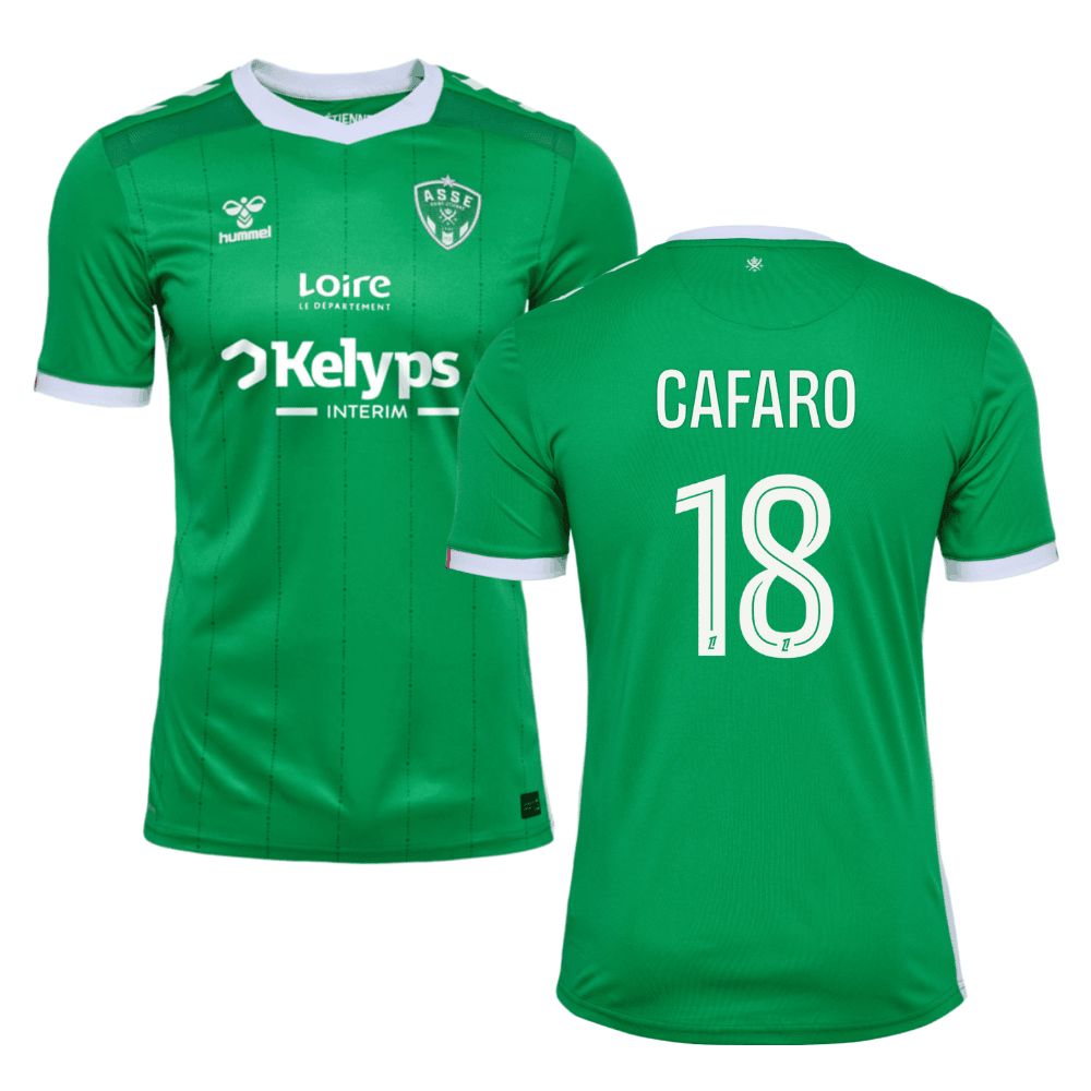 Mathieu Cafaro 18 AS Saint-Étienne 2024/25 Home Men Jersey - Green