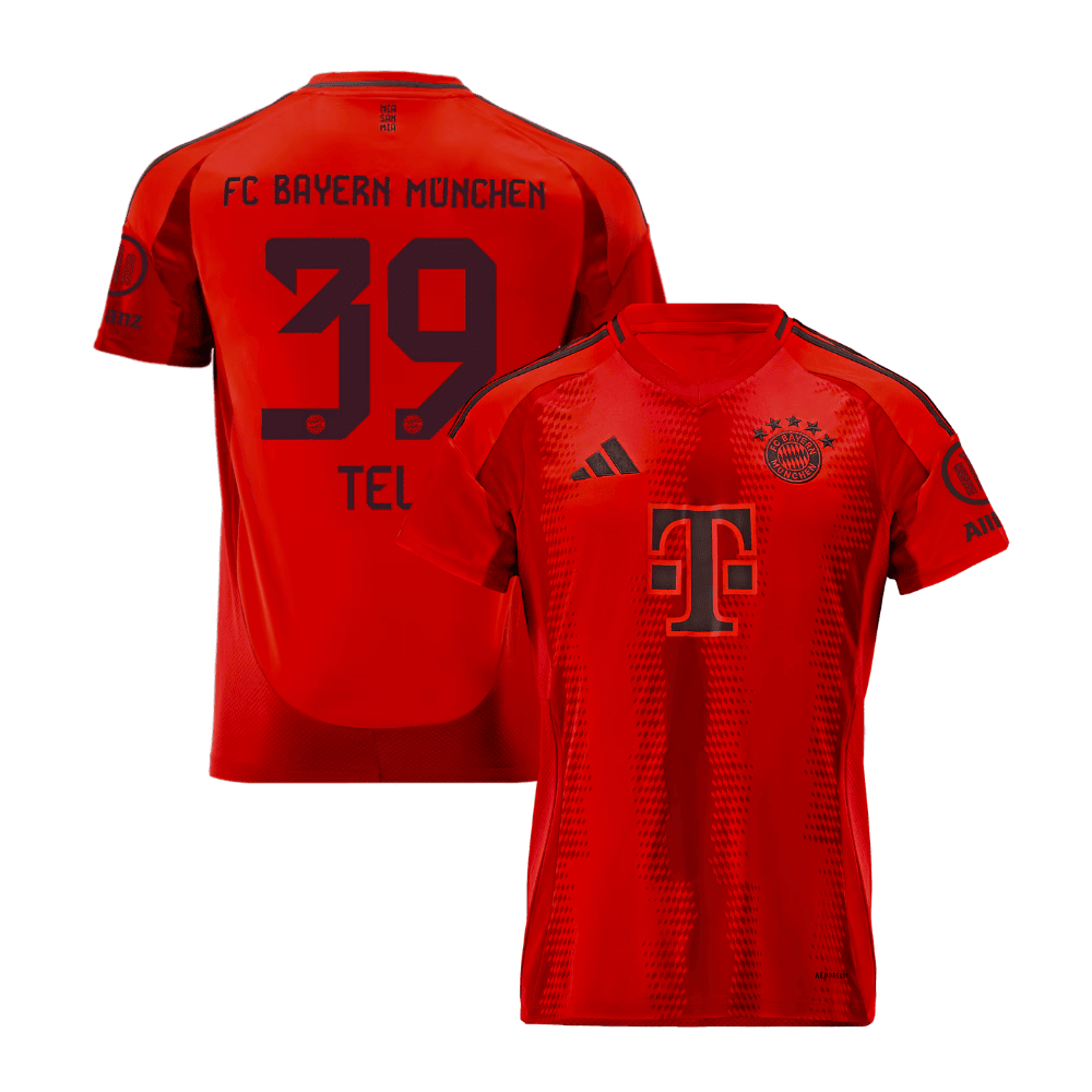 Mathys Tel 39 Bayern Munich 2024/25 Home YOUTH Jersey - Red