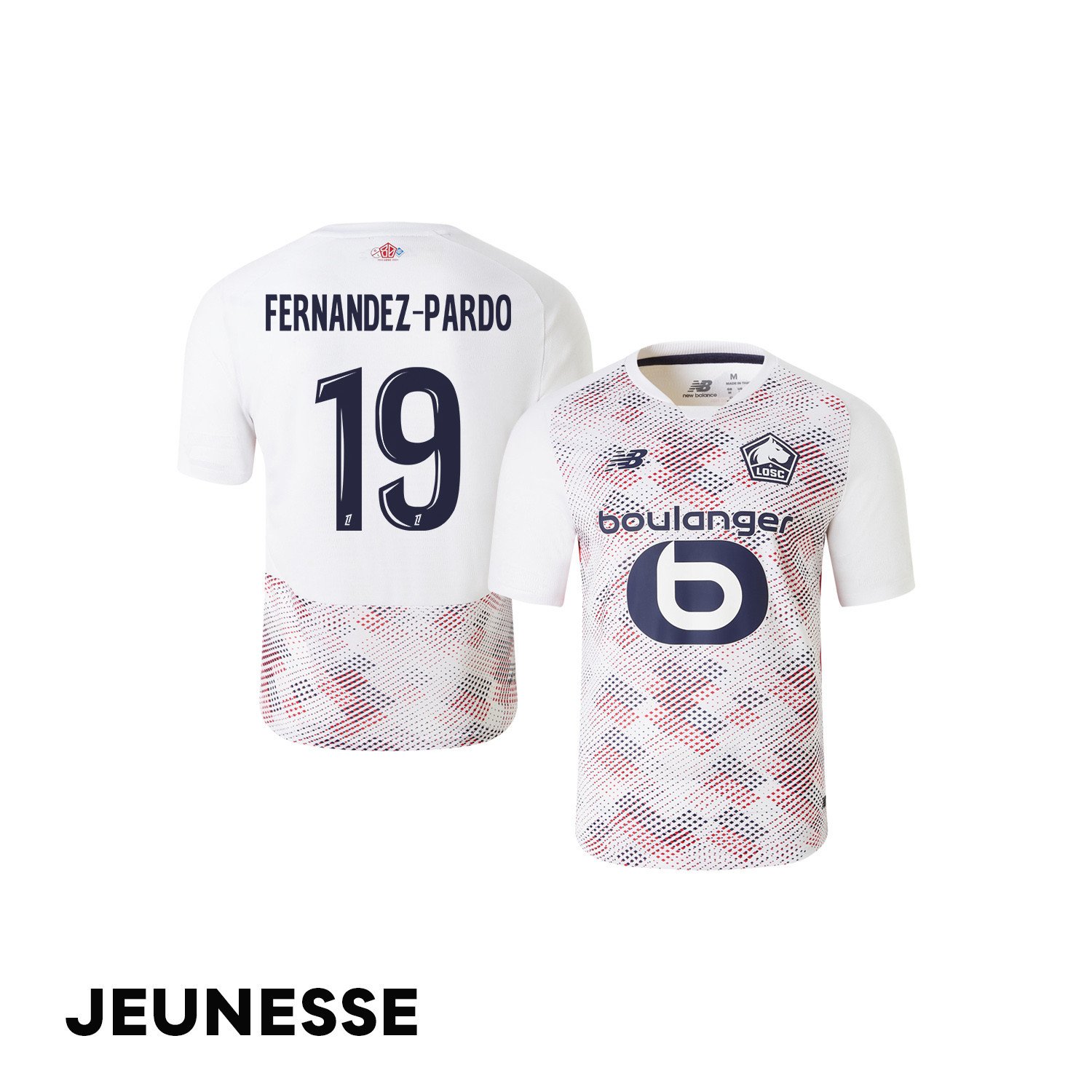 Matias Fernandez-Pardo 19 LOSC Lille 2024/25 Away YOUTH Jersey - White