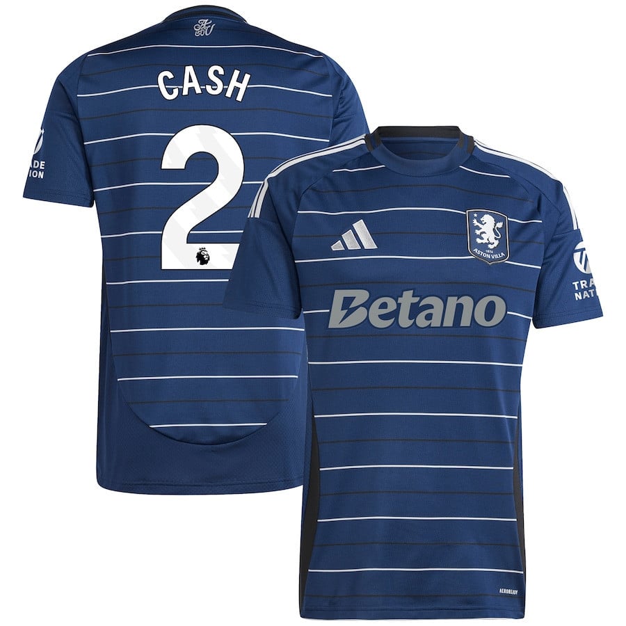 Matty Cash 2 Aston Villa 2024/25 Third Men Jersey - Navy