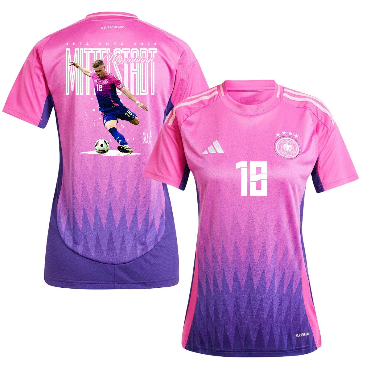 Maximilian Mittelstädt 18 Football Icon Germany 2024/25 Women's Jersey