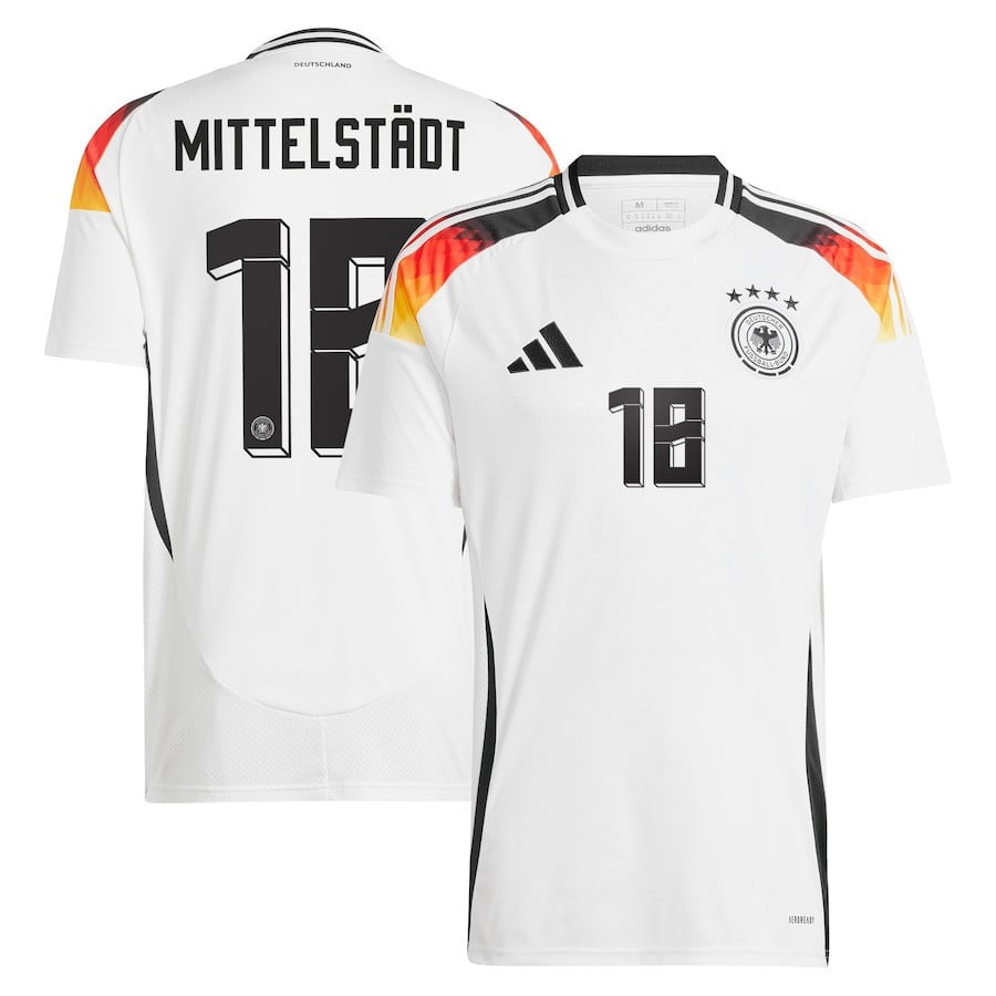 Maximilian Mittelstädt 18 Germany National Team 2024 Home Men Jersey - White
