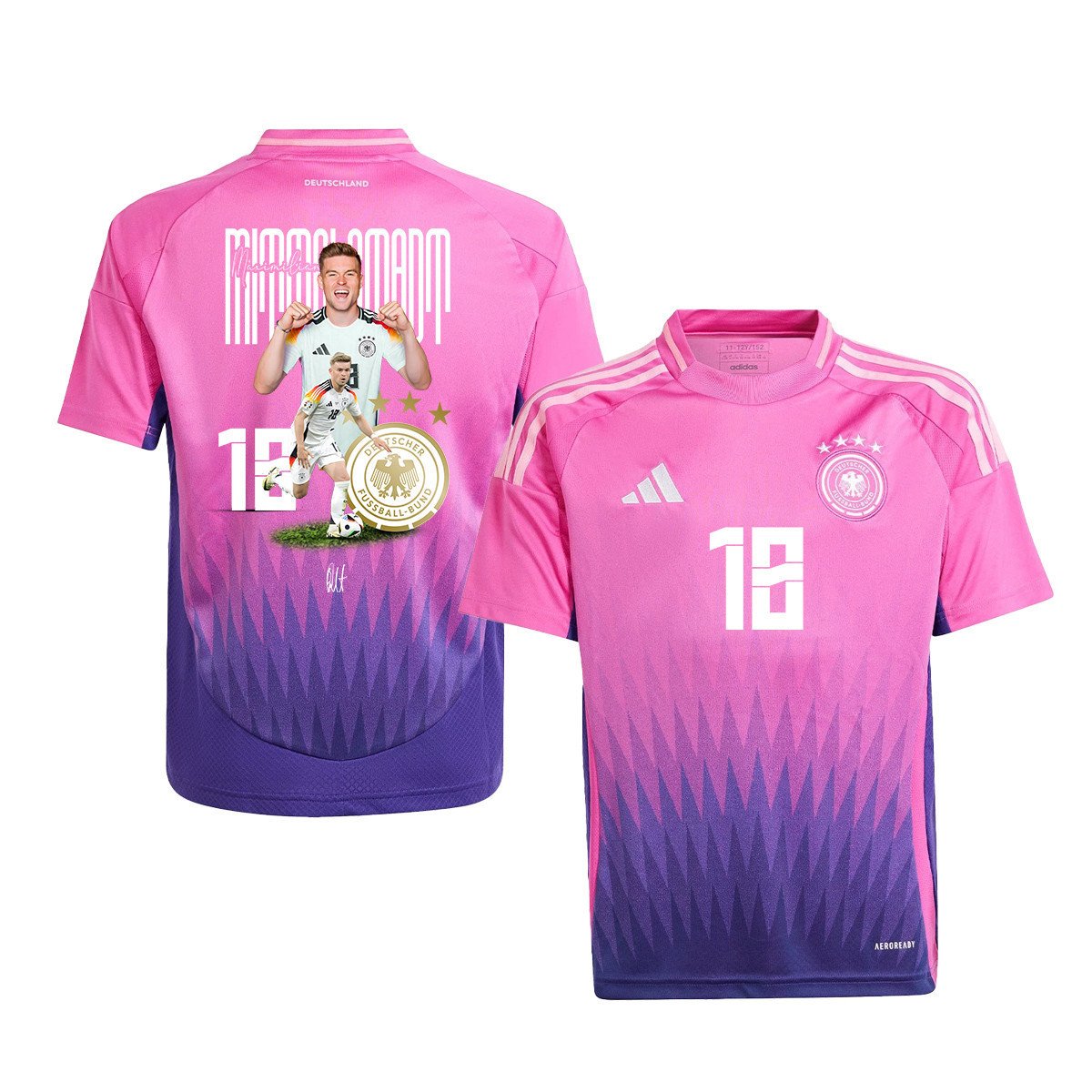 Maximilian Mittelstädt 18 Talented Player Germany 2024/25 YOUTH Jersey