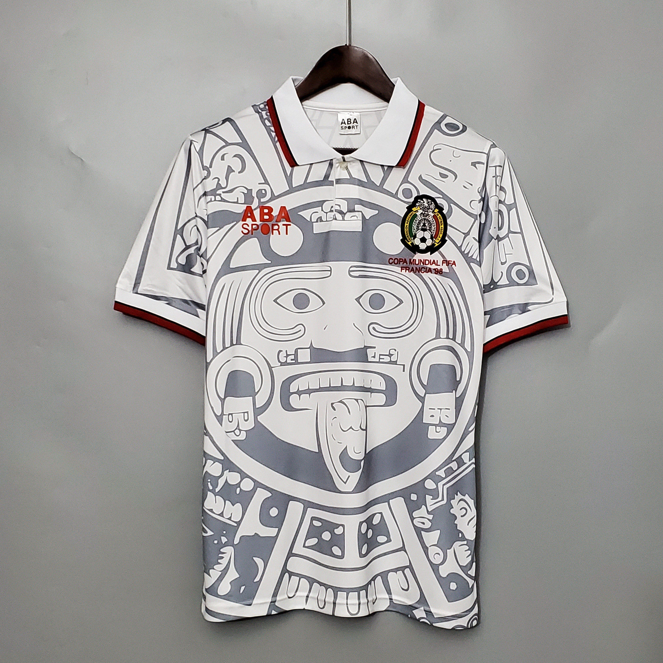 Mexico 1998 Away Retro Men Jersey - White