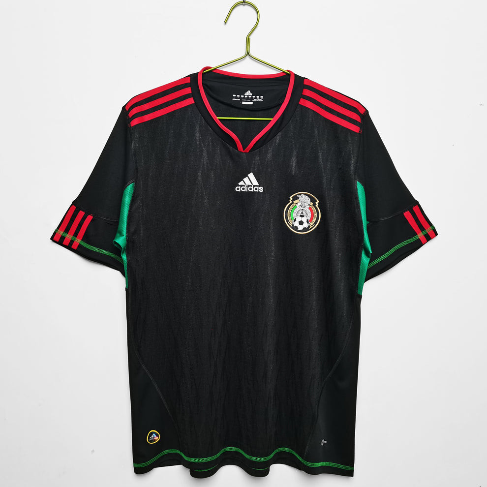 Mexico 2010 Away Retro Men Jersey - Black