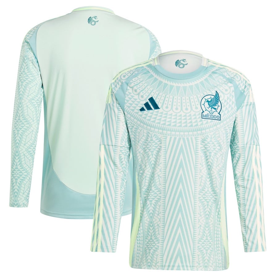Mexico National Team 2024 Away Long Sleeve Men Jersey - Green