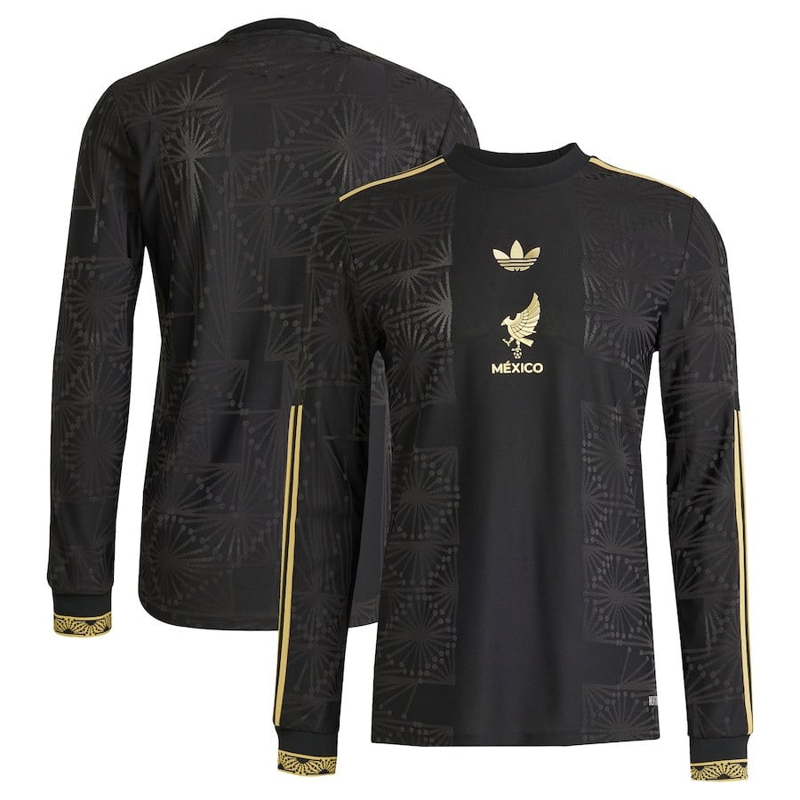 Mexico National Team 2025 Third Long Sleeve Men Jersey - Black