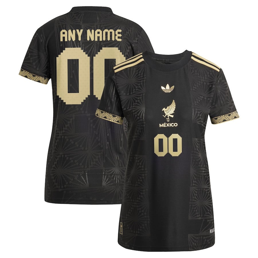 Mexico National Team Women's 2025 Third Custom Jersey - Black