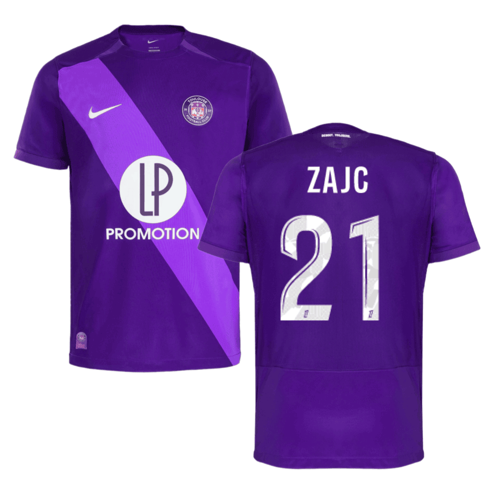Miha Zajc 21 Toulouse FC 2024/25 Home Men Jersey - Purple