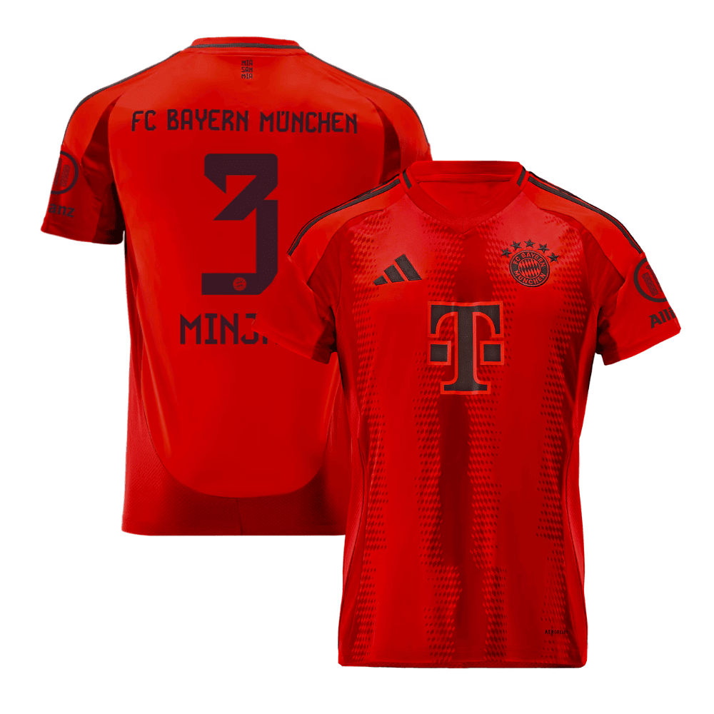Minjae Kim 3 Bayern Munich 2024/25 Home YOUTH Jersey - Red