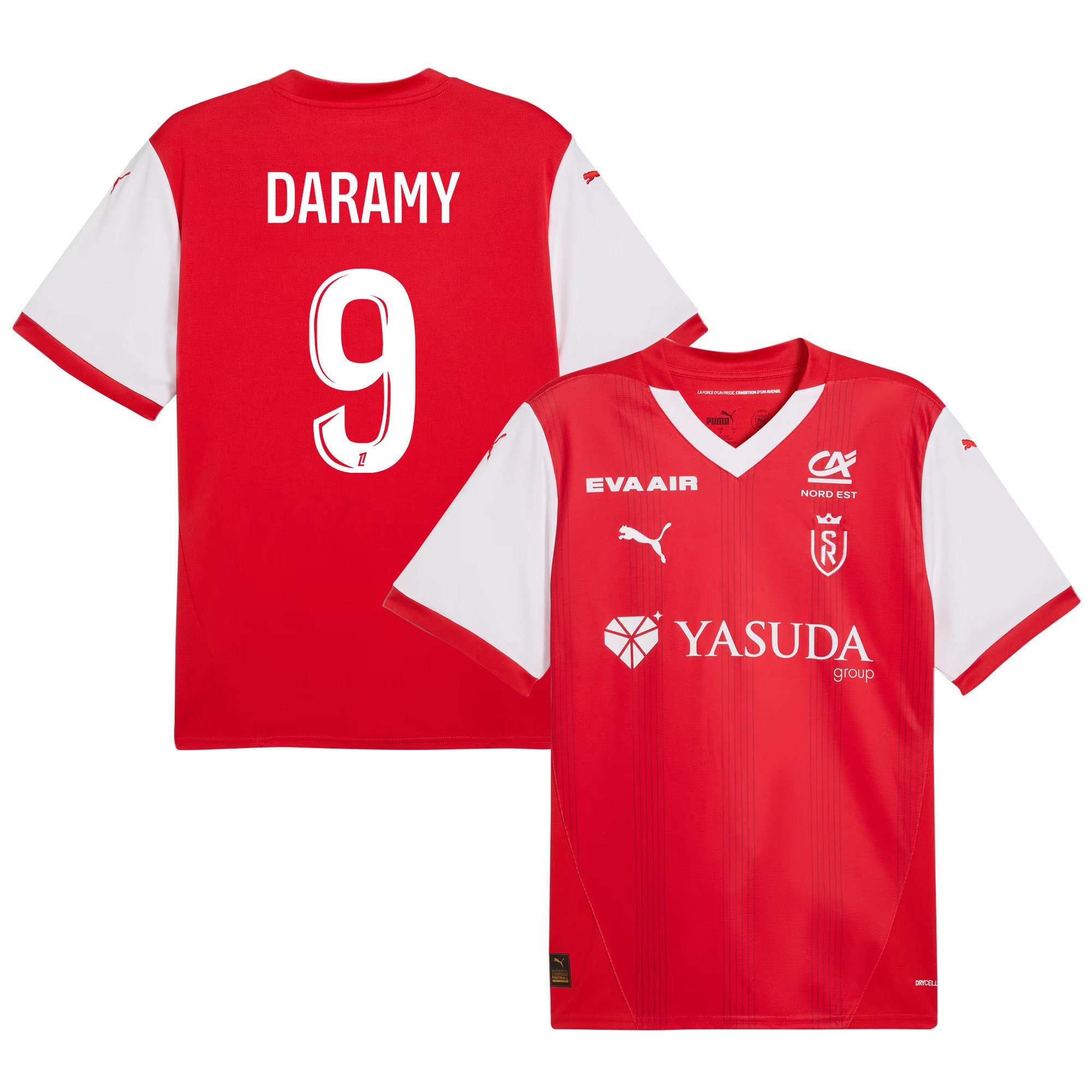 Mohamed Daramy 9 Stade de Reims 2024/25 Home Men Jersey - Red