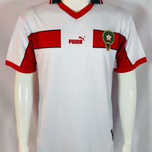 Morocco 1998 Away Retro Men Jersey - White