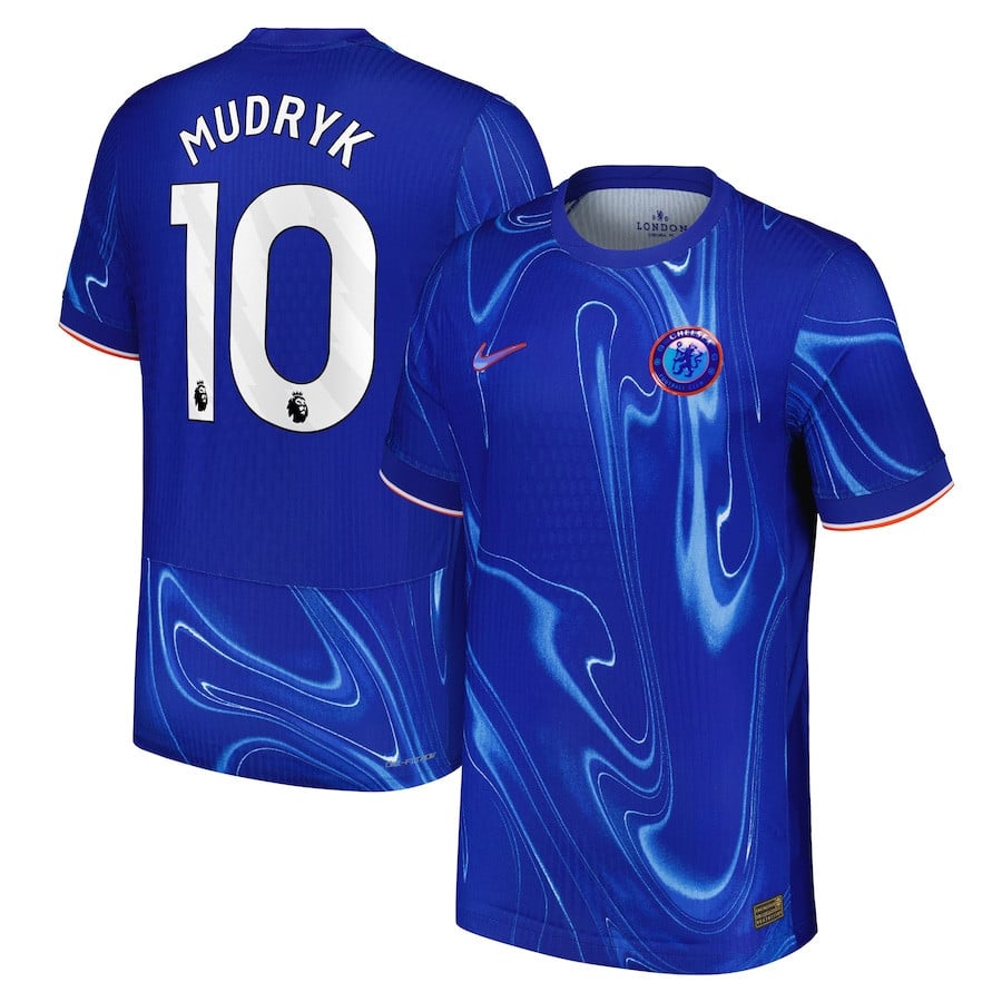 Mykhailo Mudryk 10 Chelsea 2024/25 Home Men Jersey - Blue
