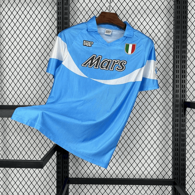 Napoli 1990/91 Home Retro Men Jersey - Sky Blue