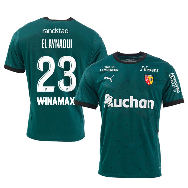 Neil El Aynaoui 23 RC Lens 2024/25 Away Men Jersey - Green