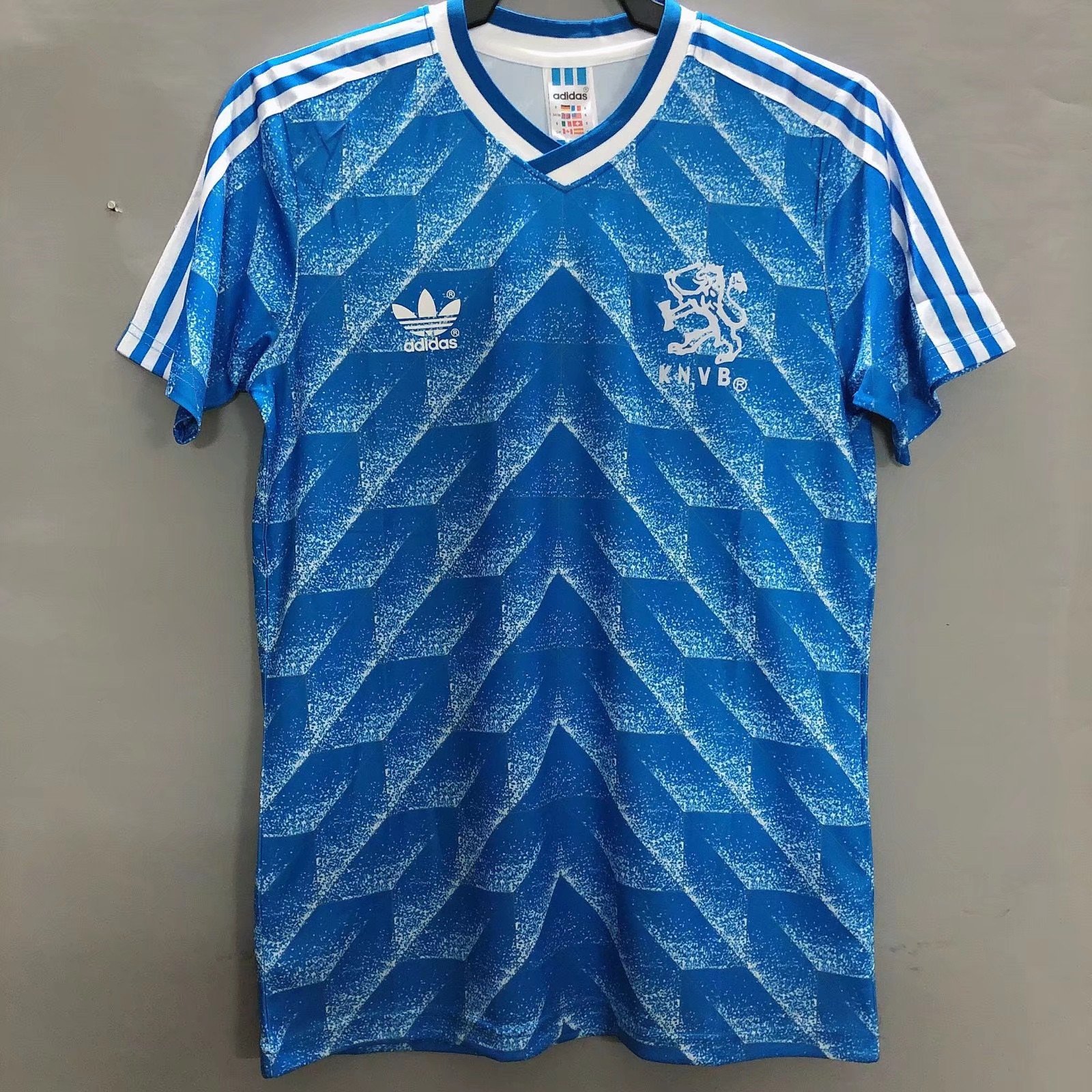 Netherlands 1988 Away Retro Jersey - Men Blue