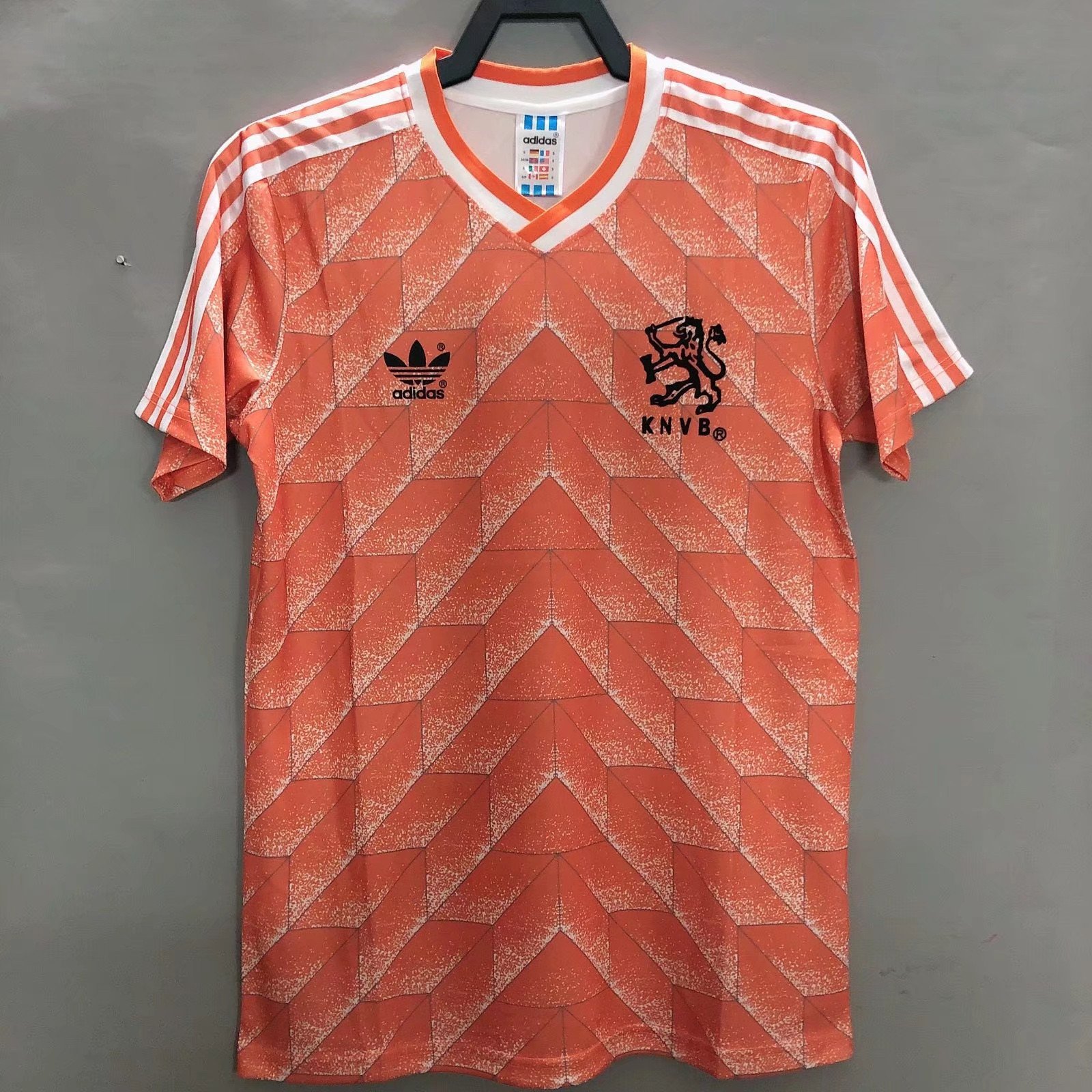 Netherlands 1988 Home Retro Jersey - Men Orange