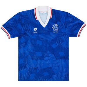 Netherlands 1992 Third Retro Men Jersey - Blue