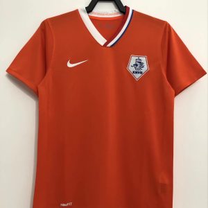 Netherlands 2008 Home Retro Jersey - Men Orange