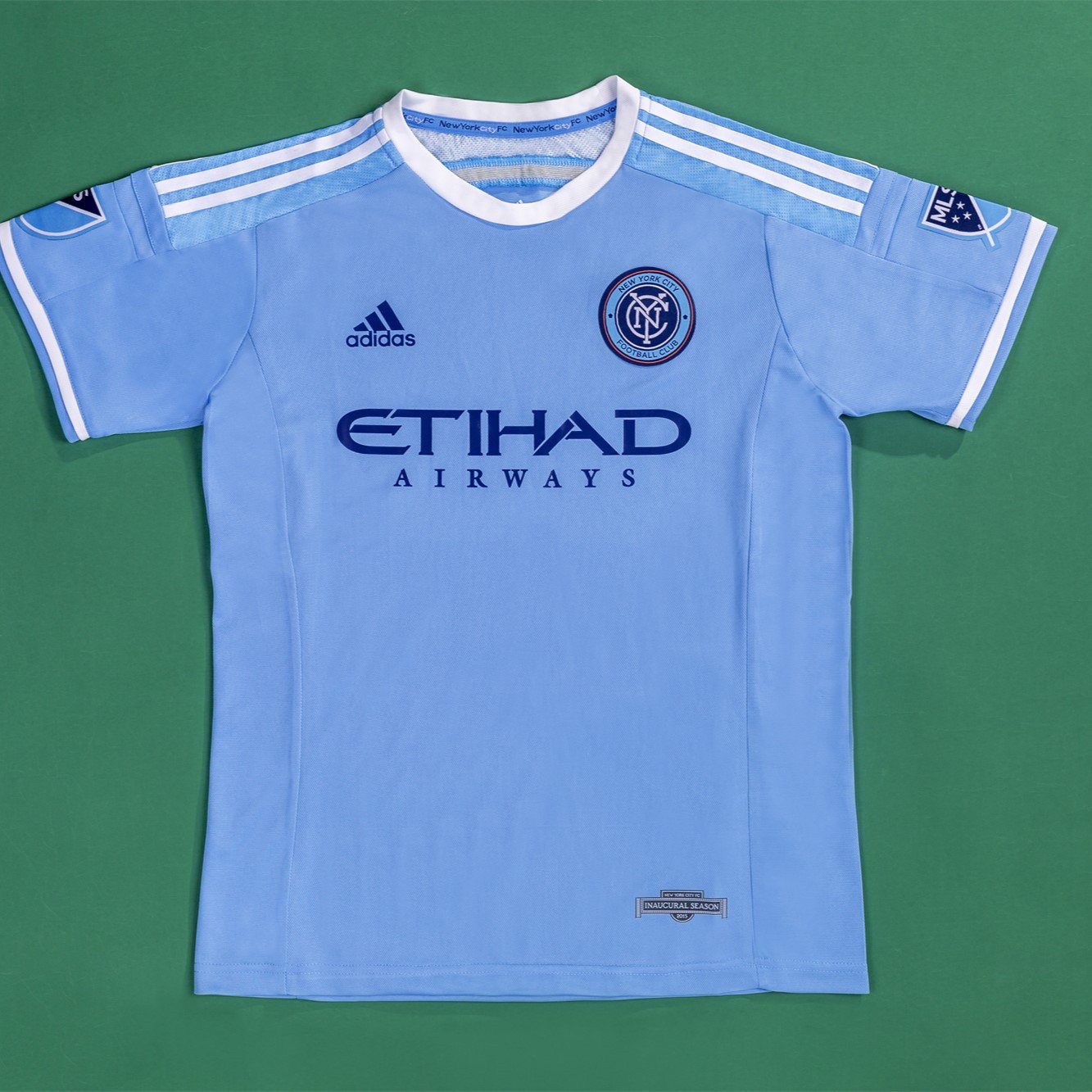 New York City FC 2015 Home Retro Men Jersey - Sky Blue