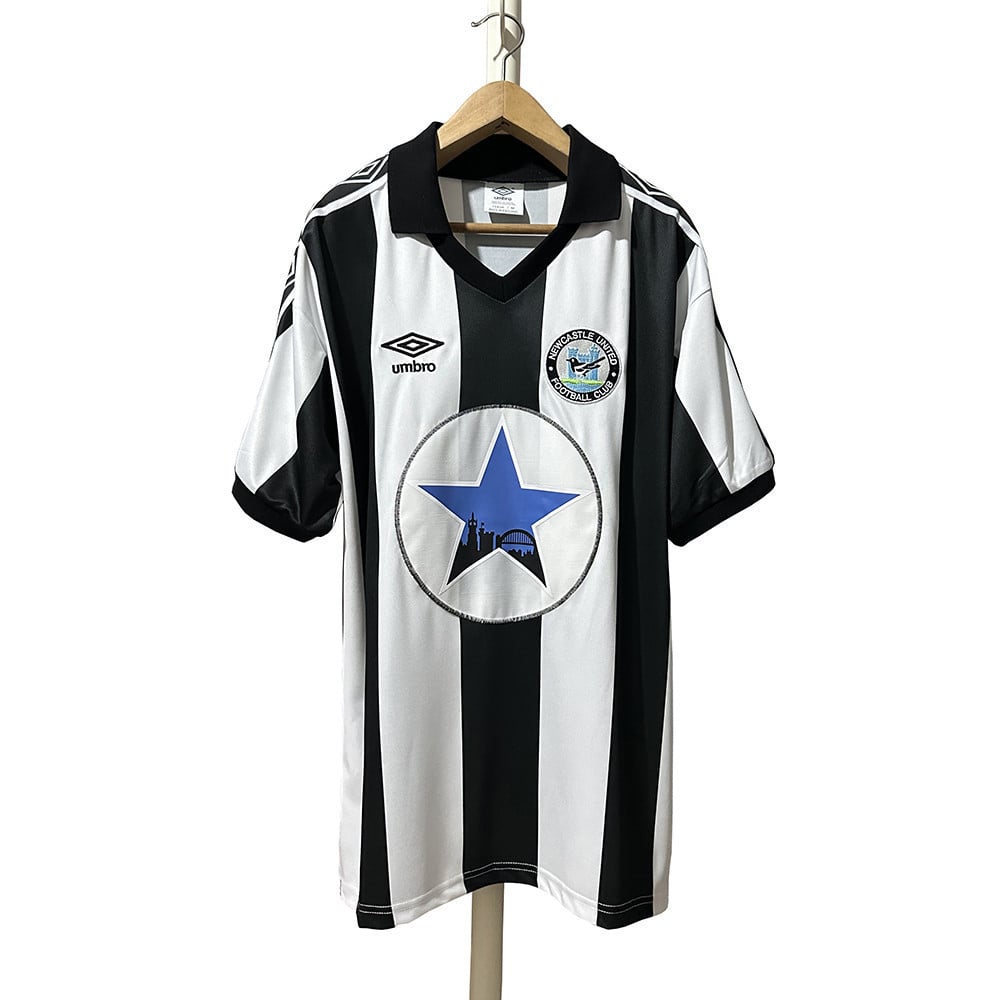 Newcastle 1980-82 Home Men Retro Jersey - Black White