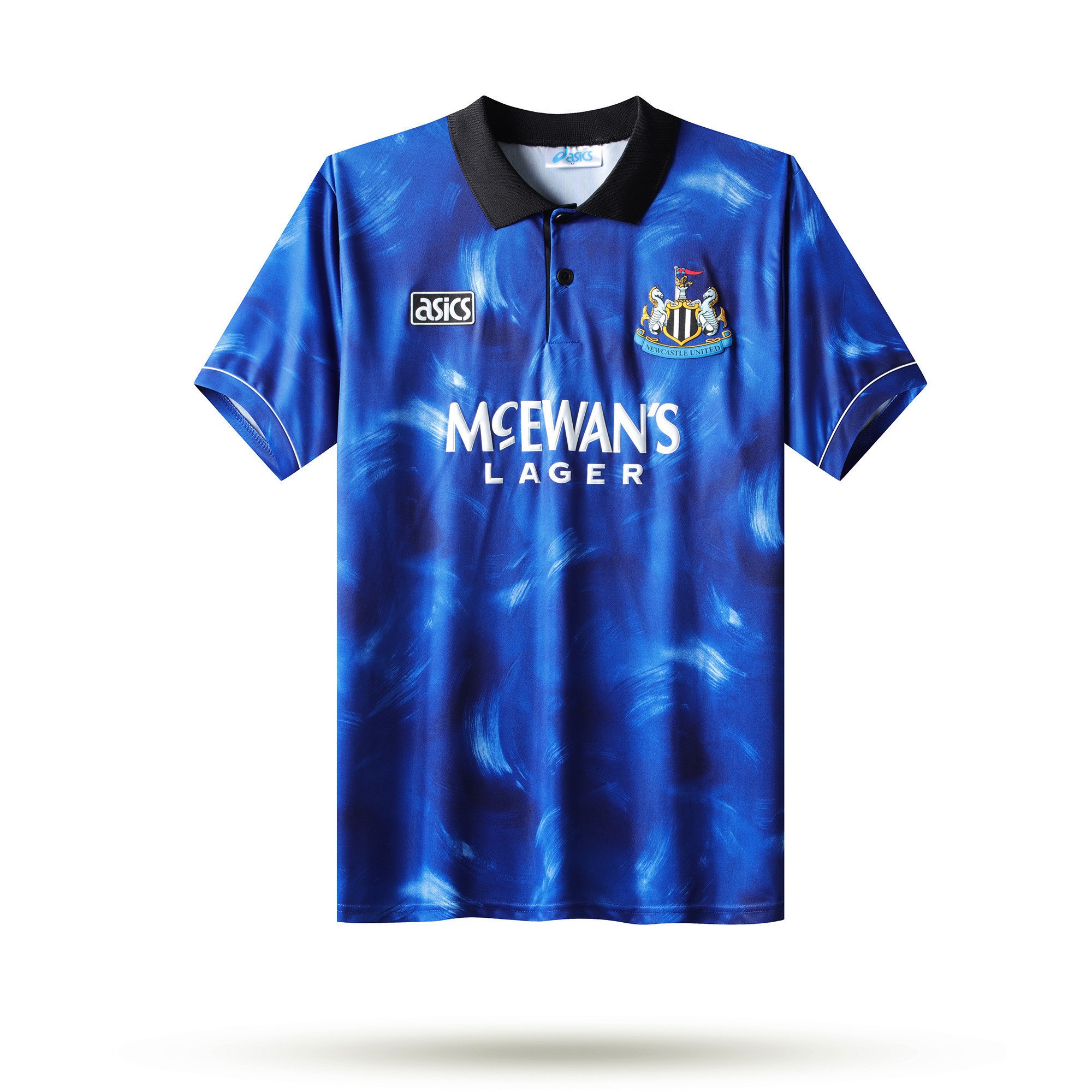 Newcastle United 1993-95 Away Men Retro Jersey - Blue