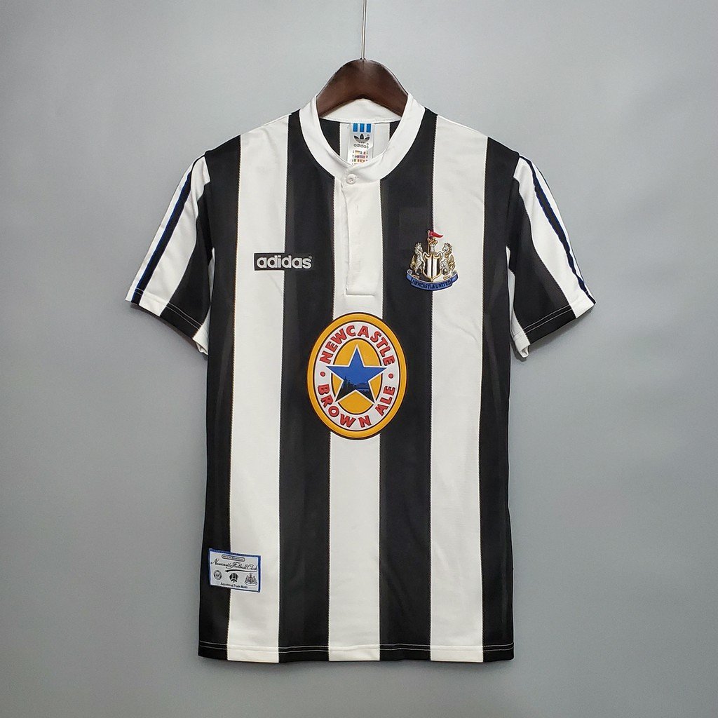 Newcastle United 1996 Home Retro Men Jersey - White/Black