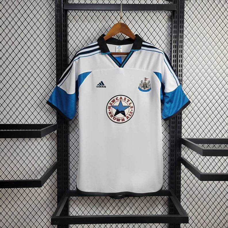 Newcastle United 1999/2000 Away Retro Men Jersey - White