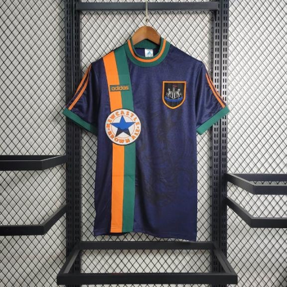 Newcastle United F.C. 1997/98 Away Retro Men Jersey - Navy