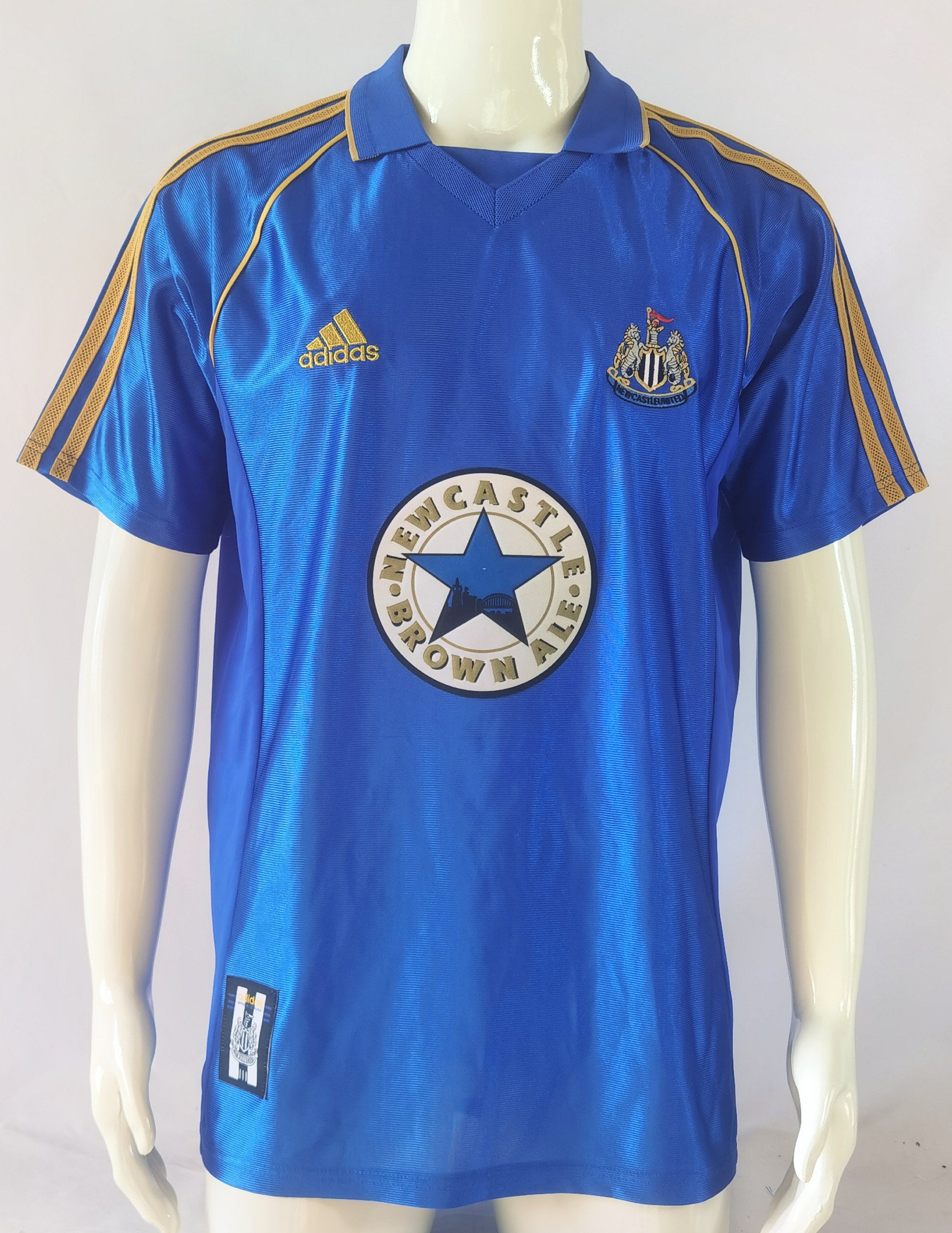 Newcastle United F.C. 1998/99 Away Retro Men Jersey – Blue