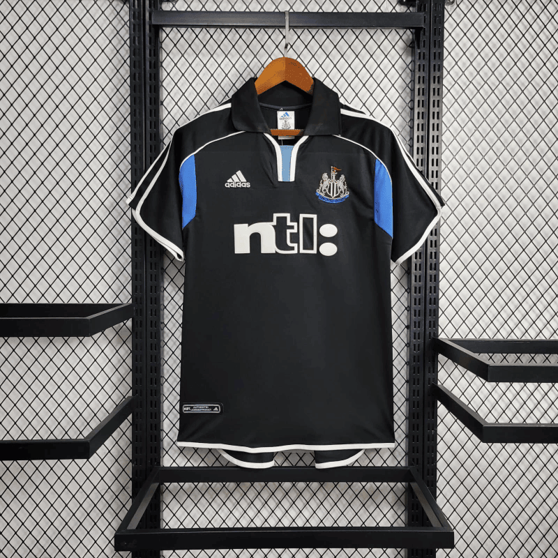 Newcastle United F.C. 2000/01 Away Retro Men Jersey - Black