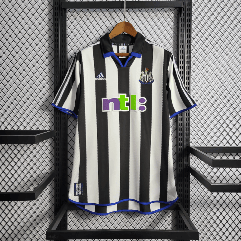 Newcastle United F.C. 2000/01 Home Retro Men Jersey - White