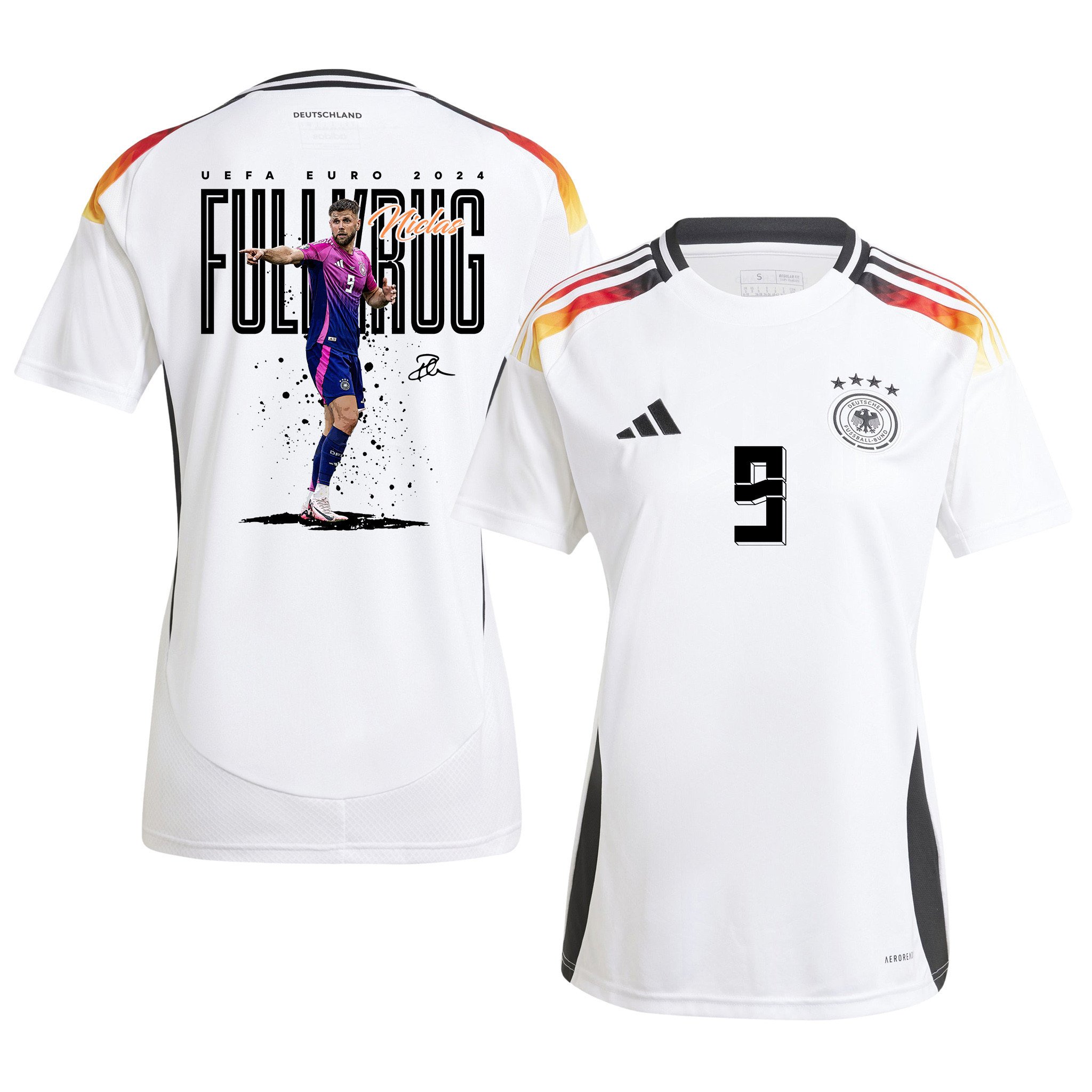 Niclas Füllkrug 9 Football Icon Germany 2024/25 Women's Jersey