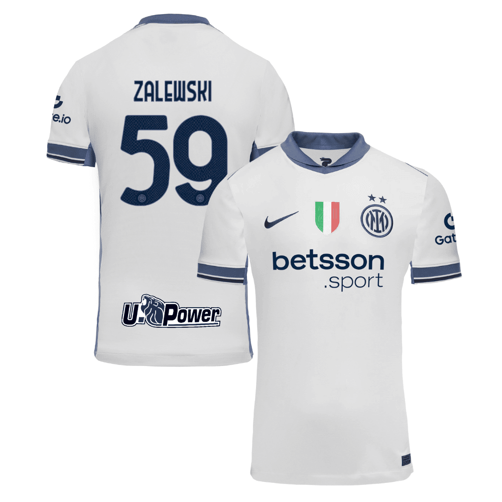Nicola Zalewski 59 Inter Milan 2024/25 Away Men Jersey - White
