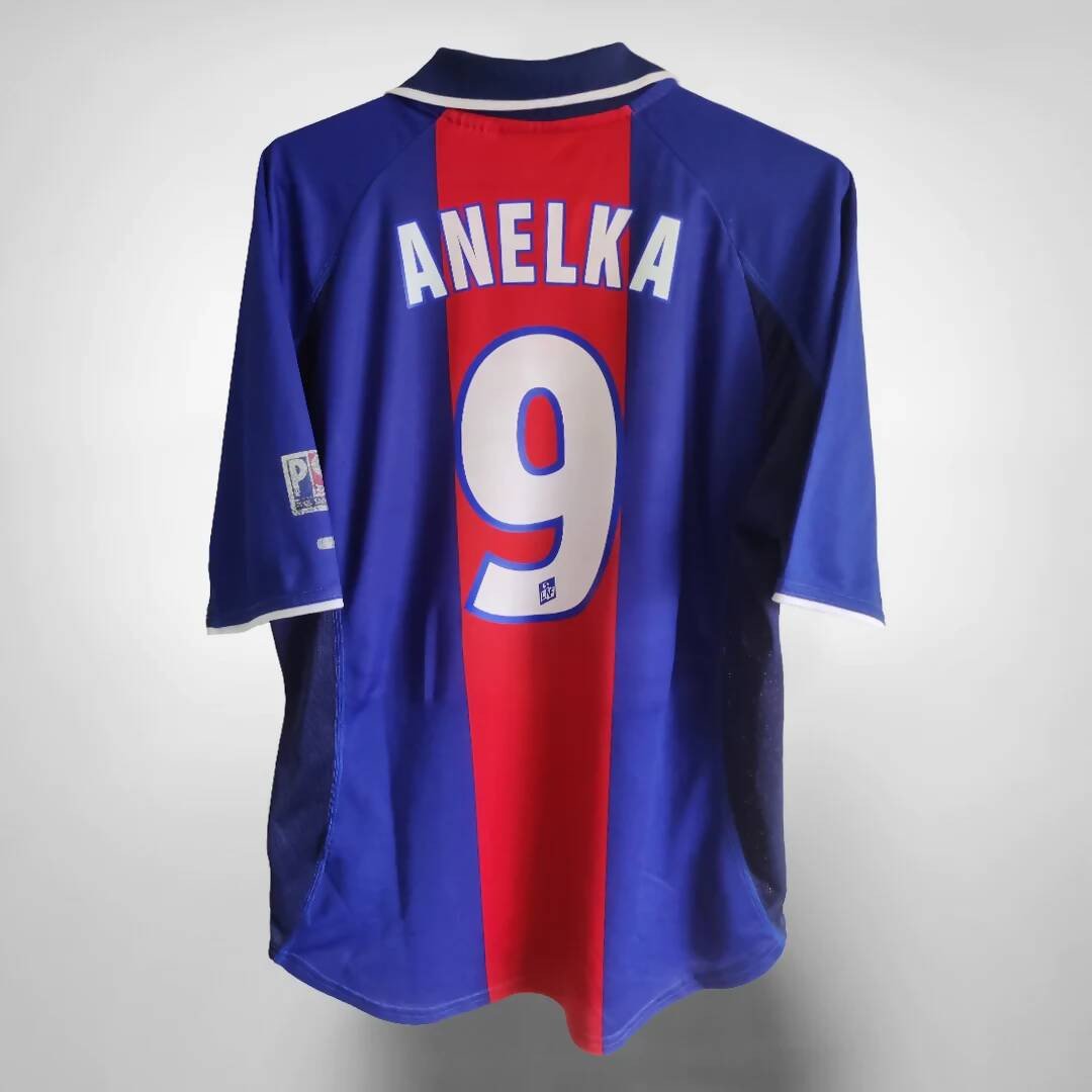 Nicolas Anelka 9 PSG Paris Saint Germain 2000-2001 Home Retro Jersey - Men