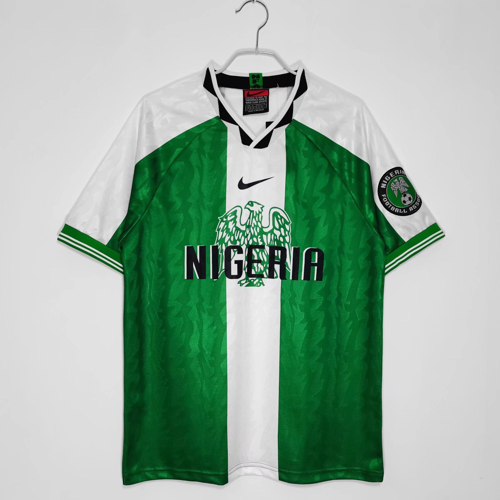 Nigeria 1996 Home Retro Men Jersey - Green