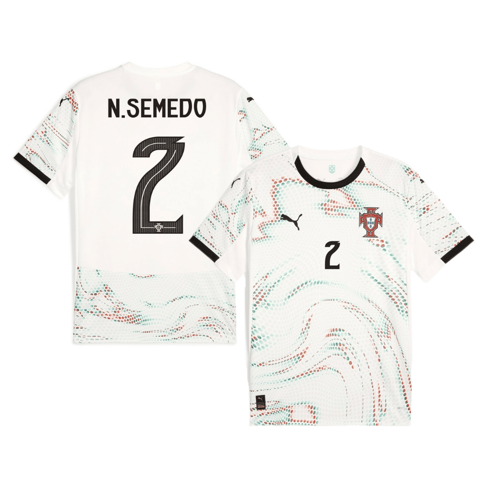 Nélson Semedo 2 Portugal National Team 2025/26 Away Men Jersey - White