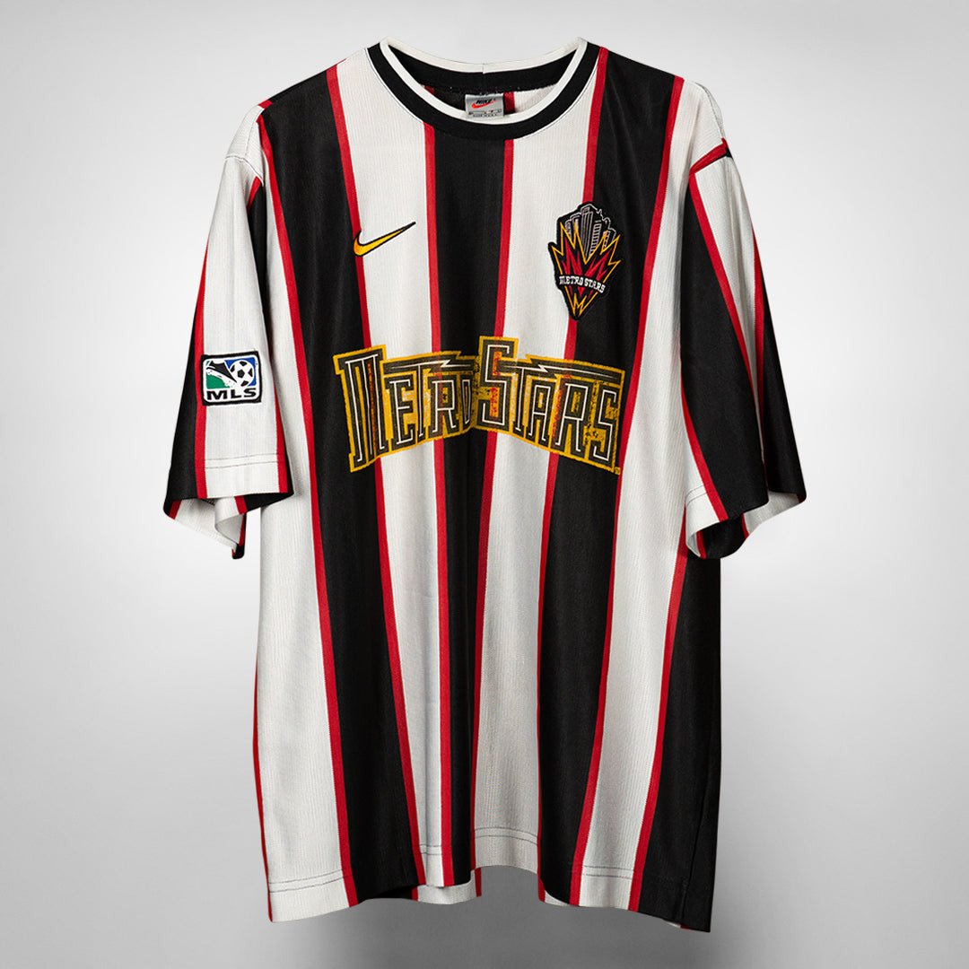 North Eastern MetroStars SC 1997/98 Away Retro Men Jersey - White