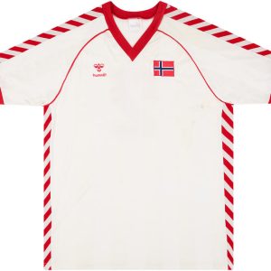 Norway 1984 Away Retro Men Jersey - White