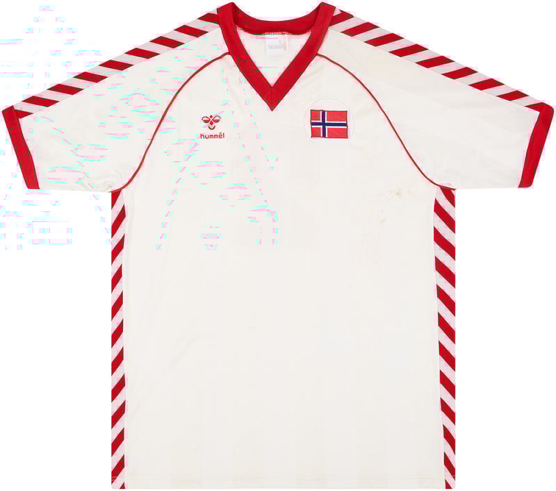 Norway 1984 Away Retro Men Jersey – White