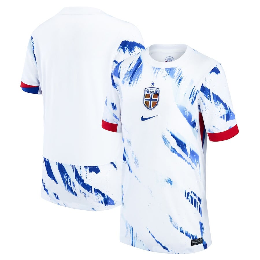 Norway National Team 2024 Away YOUTH Jersey - White