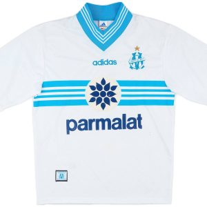 Olympique de Marseille 1996/97 Home Retro Men Jersey - White