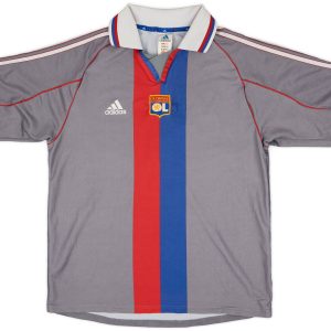 Olympique Lyonnais 2000/01 Third Retro Men Jersey - Gray