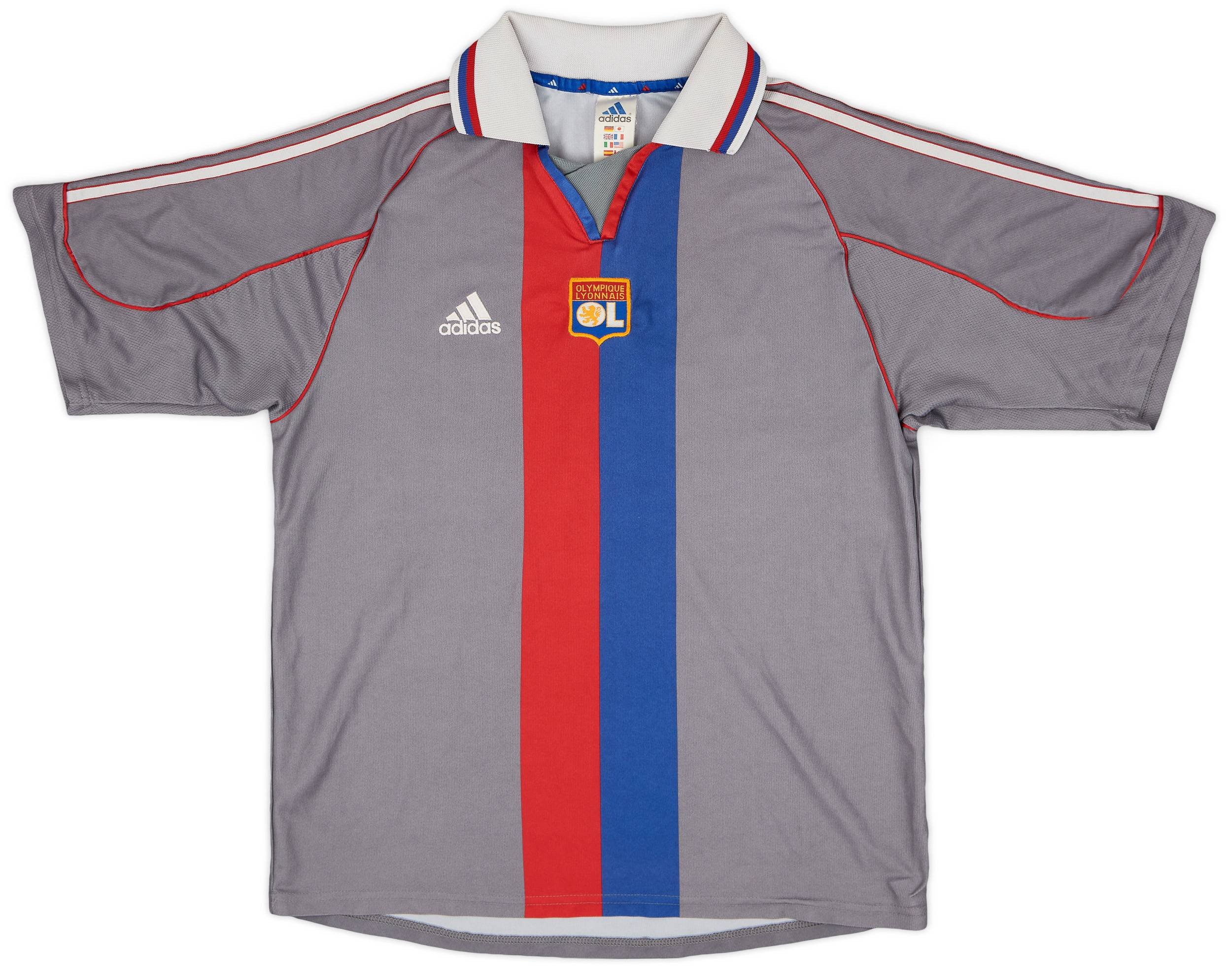 Olympique Lyonnais 2000/01 Third Retro Men Jersey – Gray