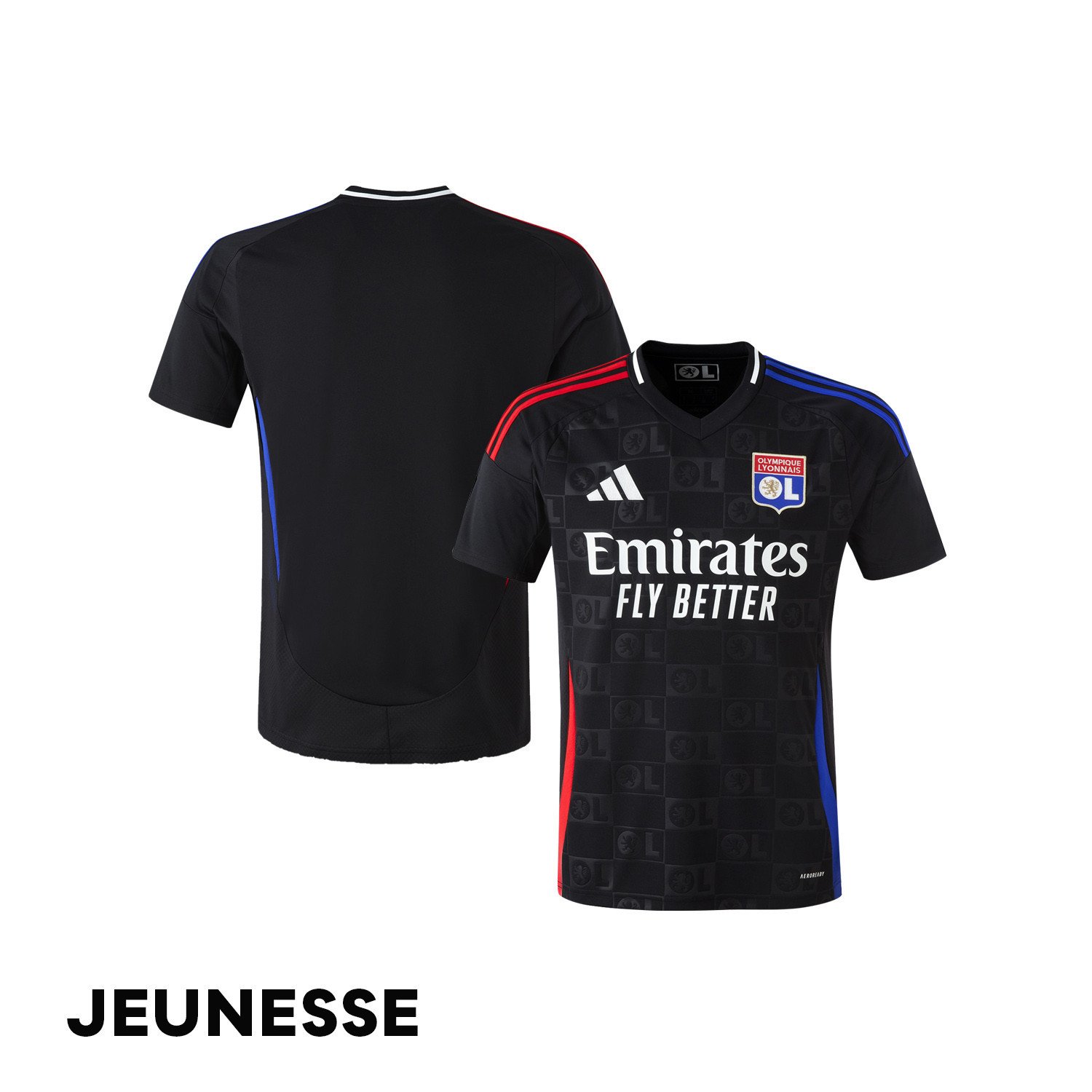 Olympique Lyonnais 2024/25 Away YOUTH Jersey - Black